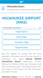 Mobile Screenshot of milwaukee-airport.com