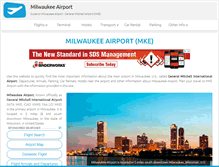 Tablet Screenshot of milwaukee-airport.com